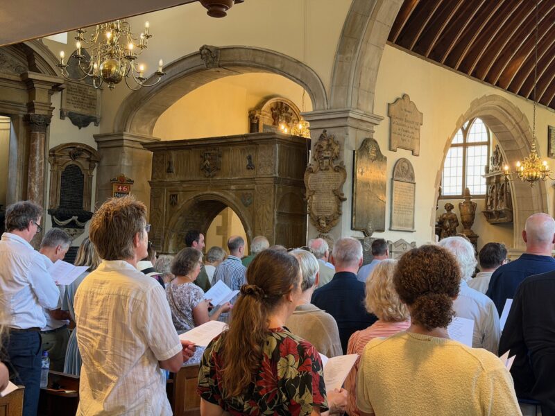 Celebrating the life of Minty Clinch at Chelsea Old Church, Wednesday 24th June 2026. Image © PlanetSKI.